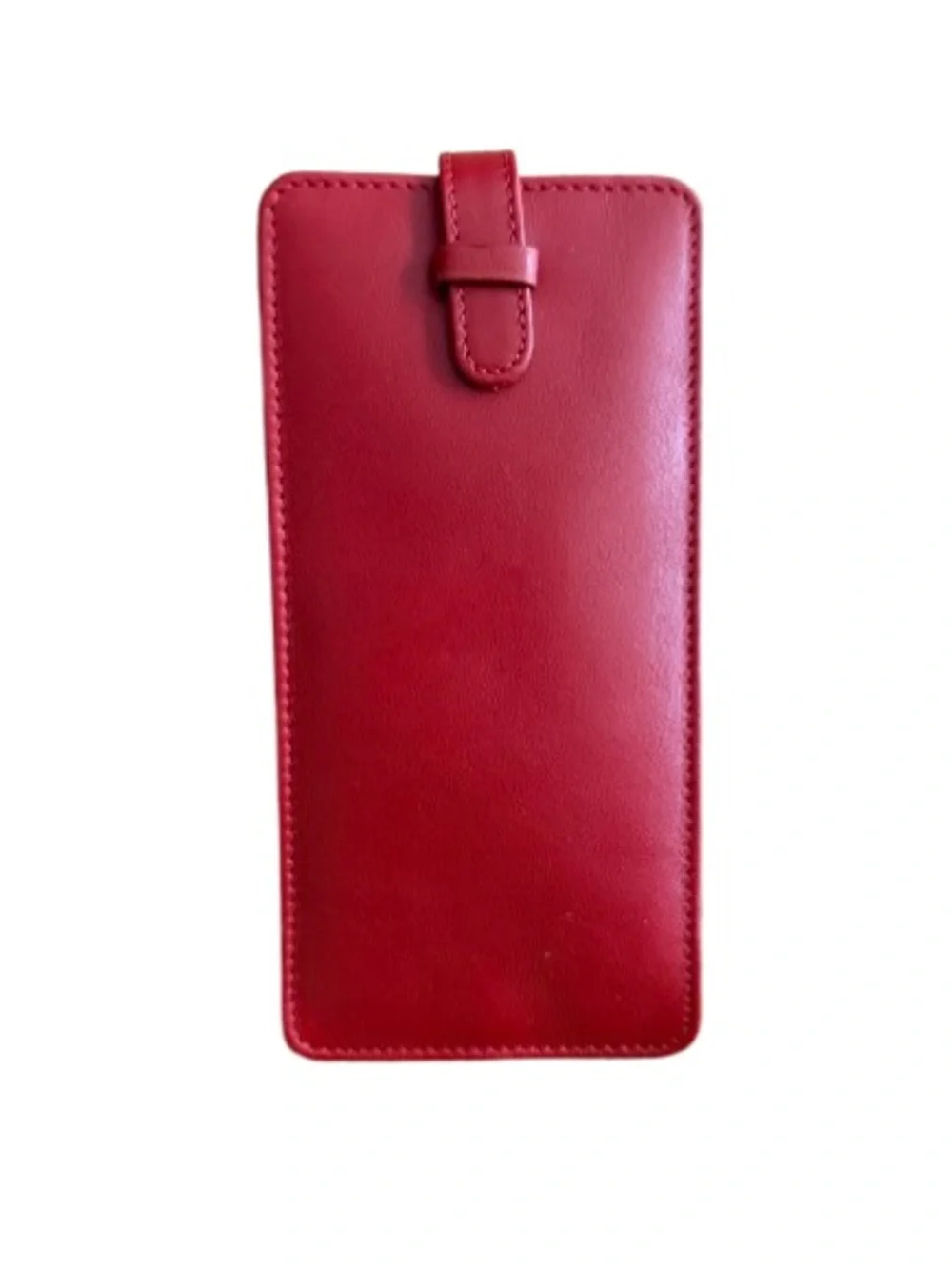 Vintage Coach Slim Red Leather Eyeglass Case - Picture 1 of 5